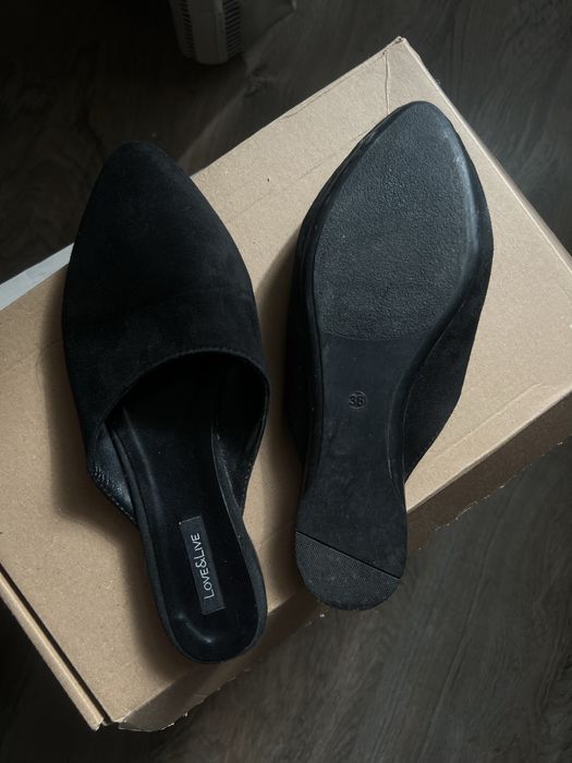 Мюлі замша розмір 38