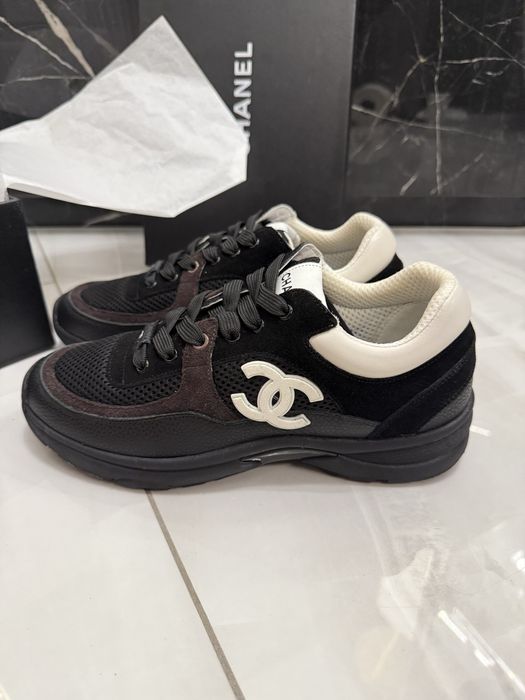 Sneakersy Chanel white/black