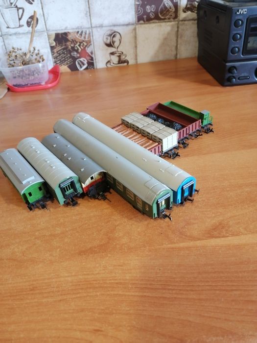 Wagoniki kolejki elektrycznej w skali tt, 10 sztuk
