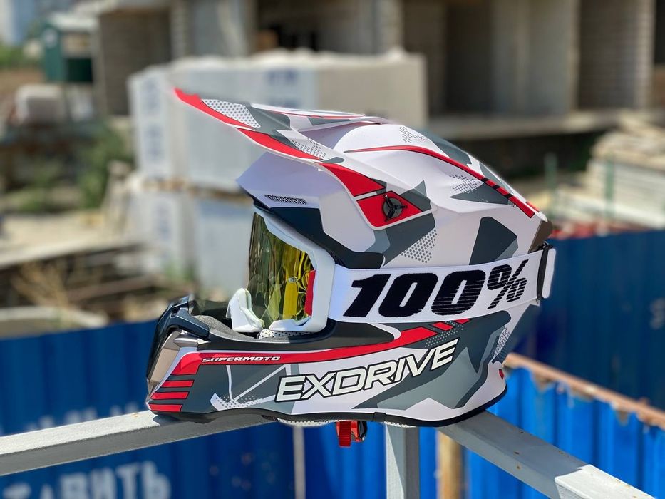 Шлем кроссовый FOX, шлем,мотошлем ендуро на мотоцикл, скутер