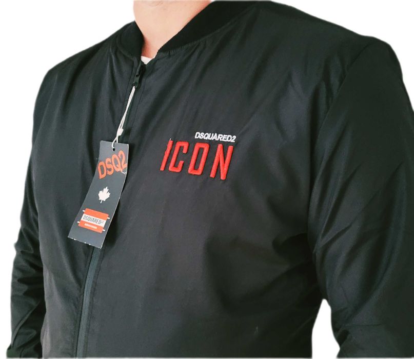 Dsquared2 Kurtka bomberka wiatrówka ICON S,M Wyprzedaż