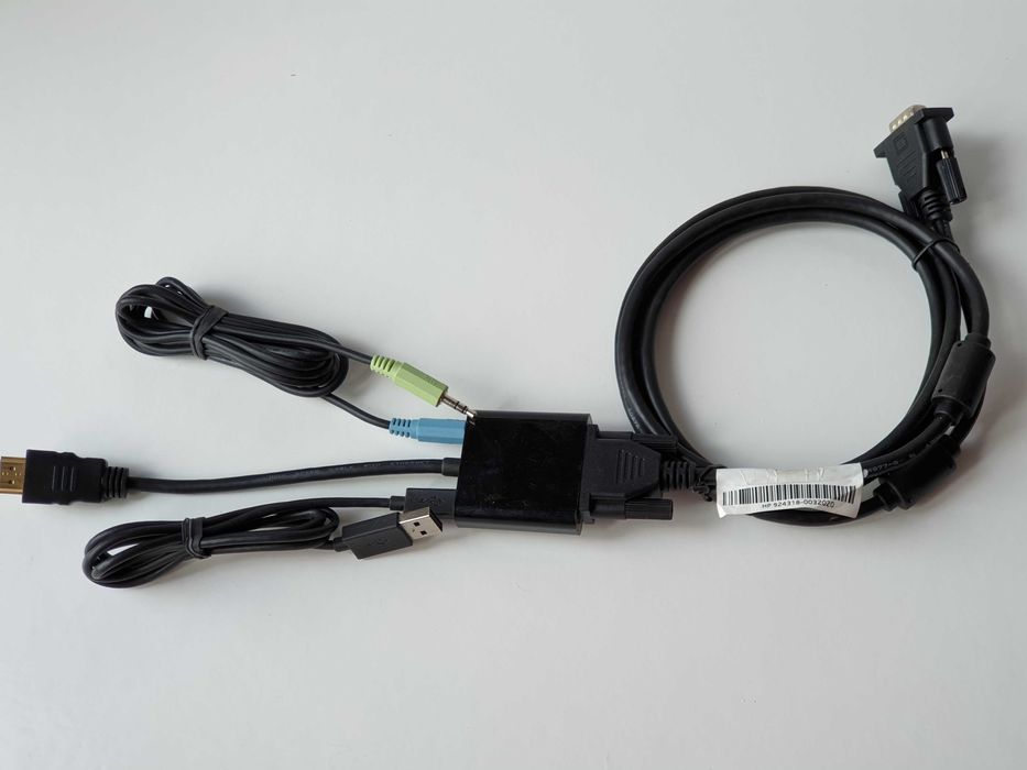 кабель  HDMI to VGA  звук 3.5mm  USB Power + HP VGA