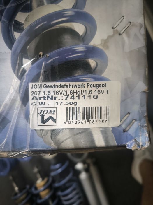 Coilovers Jom Peugeot 207 / 207cc