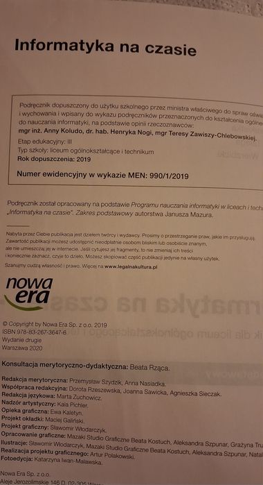 Informatyka na czasie 1