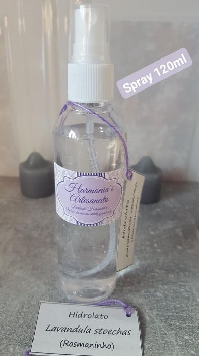 Hidrolato de Rosmaninho (Lavandula stoechas)-100% Natural sem químicos