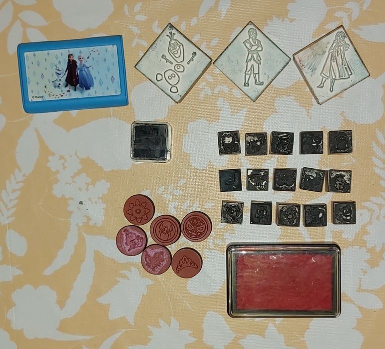 Conjunto de carimbos