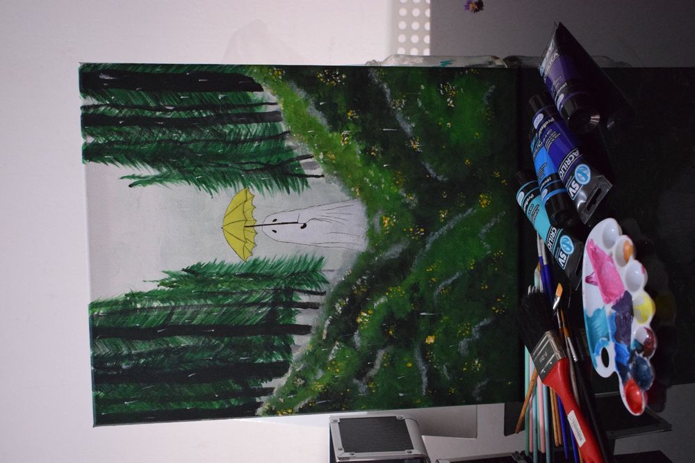 Telas pintadas á mão