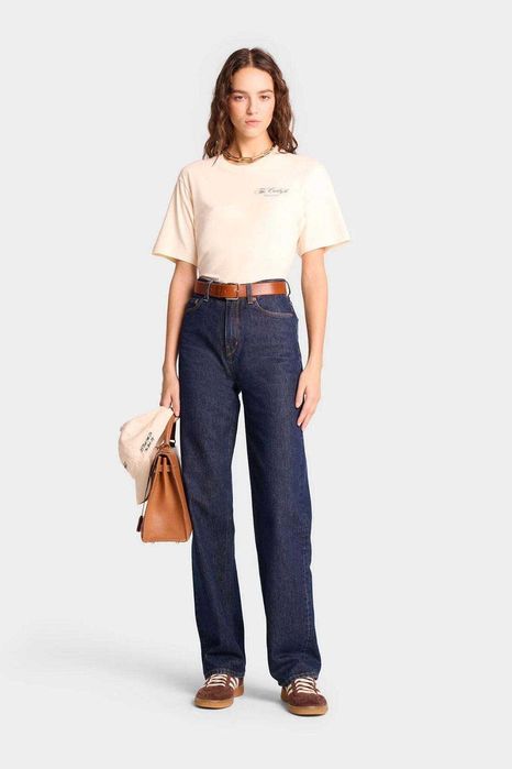 Футболка Sporty & Rich The Carlyle Souvenir T-Shirt Cream