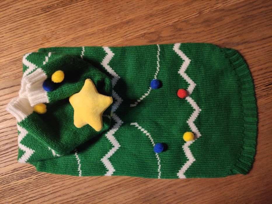 Ubranko choinka świąteczna dla pupila, psa lub kota