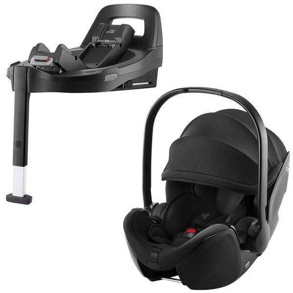 BRITAX ROMER Baby Safe PRO Space Black + Baza Obrotowa ISOFIX