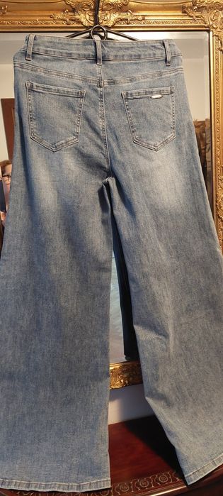 Spodnie jeans By o la la , L