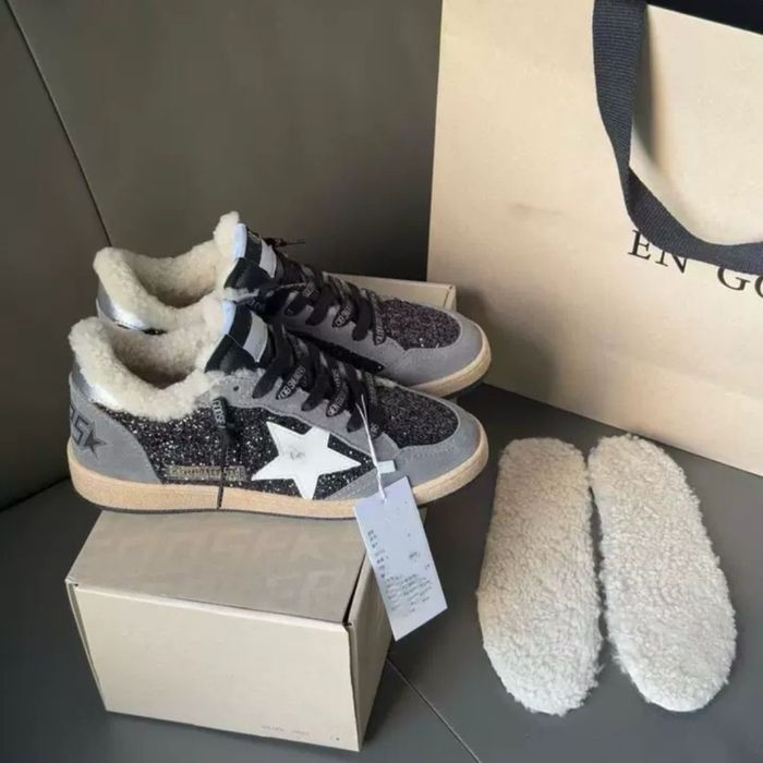 Зимові Кеди Golden Goose/ Кросівки Голден Гус/ Lanvin/ Balenciaga