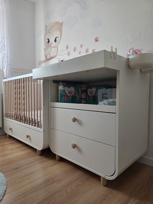 Łóżeczko i komoda - komplet IKEA