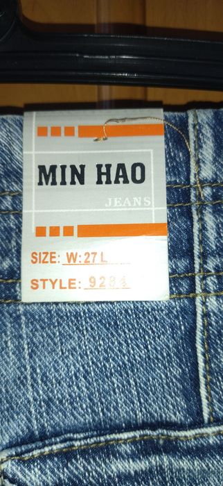 Продам джинси MINHAO Size 27  нові з етикеткою