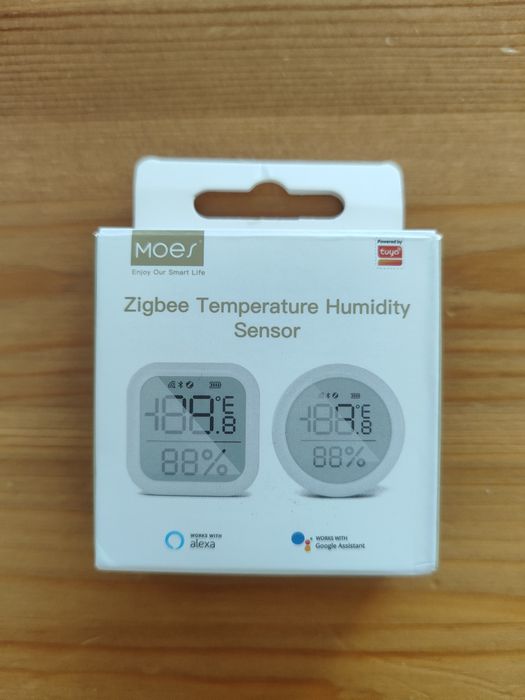 Sensor de Temperatura e Humidade Zigbee Moes - Smart Home