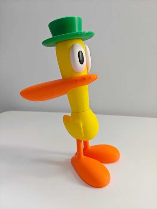Boneco Pato (Pocoyo) Montável 3D