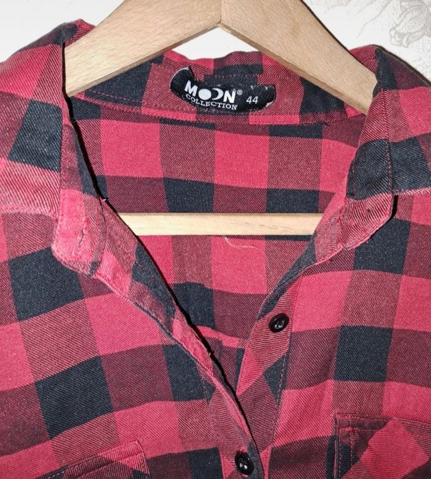 Koszula w kratę damska