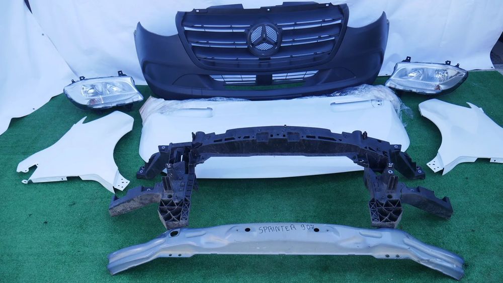 MASKA ZDERZAK GRILL LAMPY BŁOTNIKI PAS PRZEDNI BELKA MERCEDES SPRINTER W907 W910