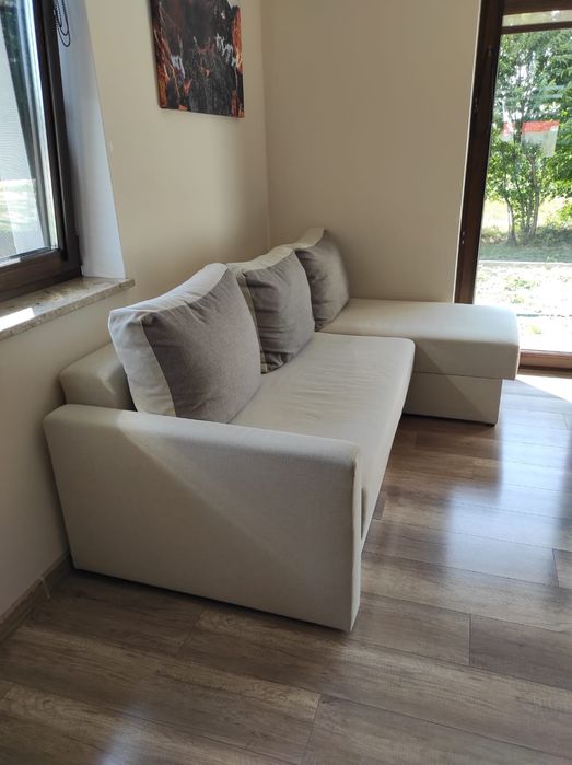 Narożnik rozkładany z funkcją spania