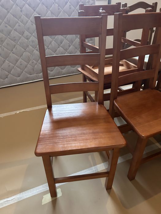 Conjunto 4 cadeiras madeira maciça
