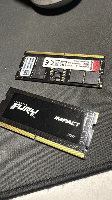 DDR5 32GB 5600 для ноутбука KINGSTON FURY модель: KF556S40IBK2-32