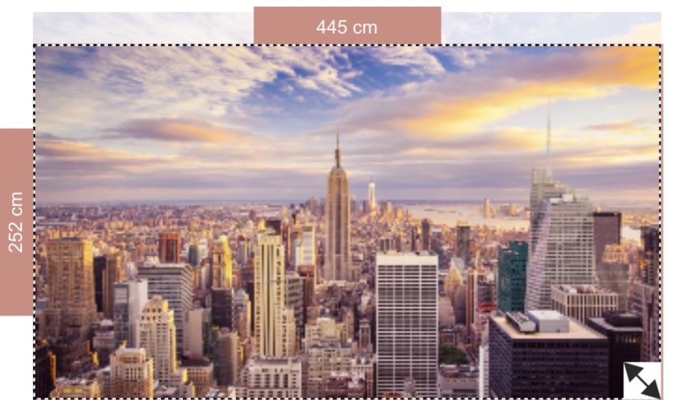 Fototapeta lateksowa Manhattan Nowy Jork duza 445x252