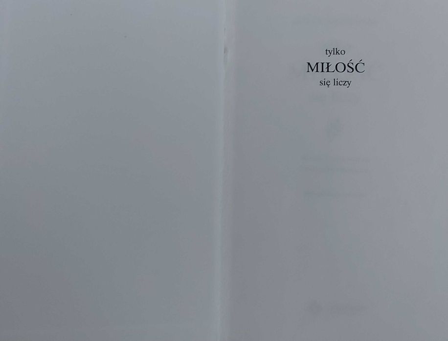 Jan Twardowski Tylko miłość się liczy