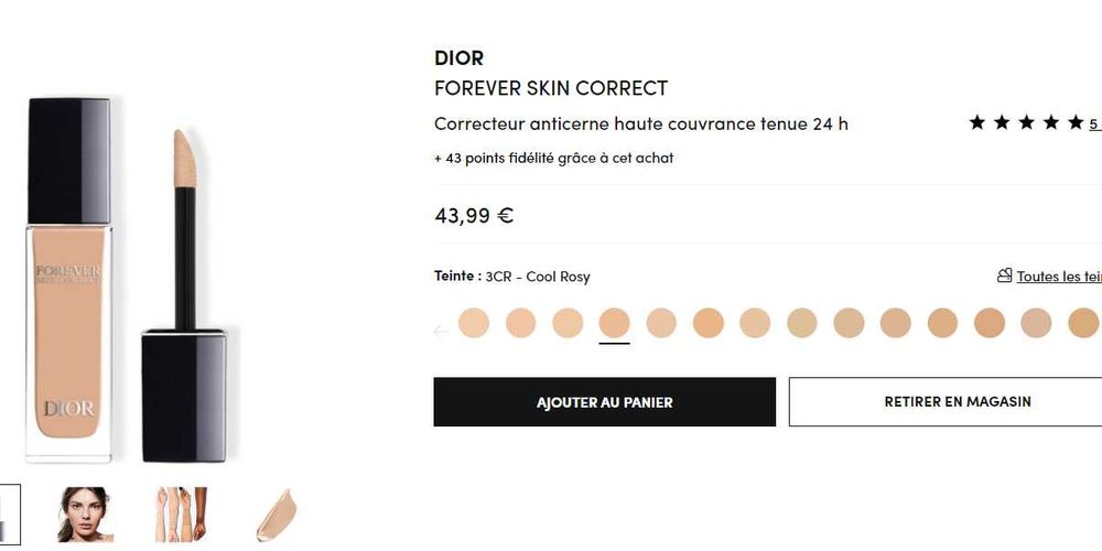 Коректори  dior forever skin correct