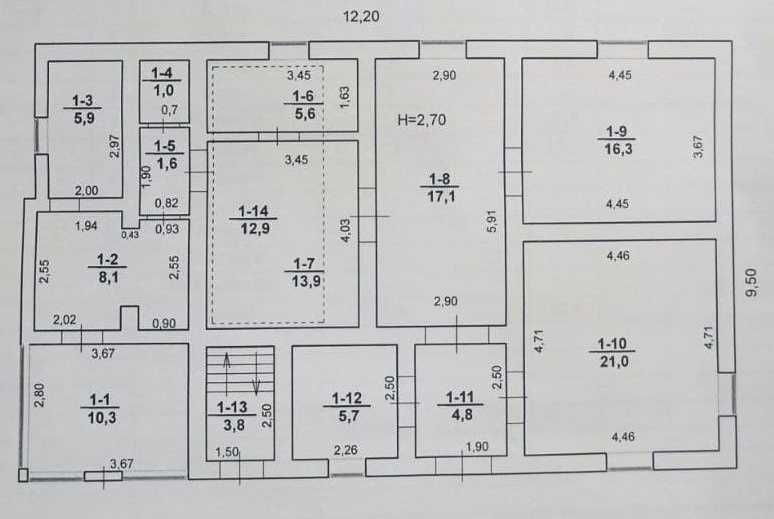 будинок 128 м² Великий Дальник