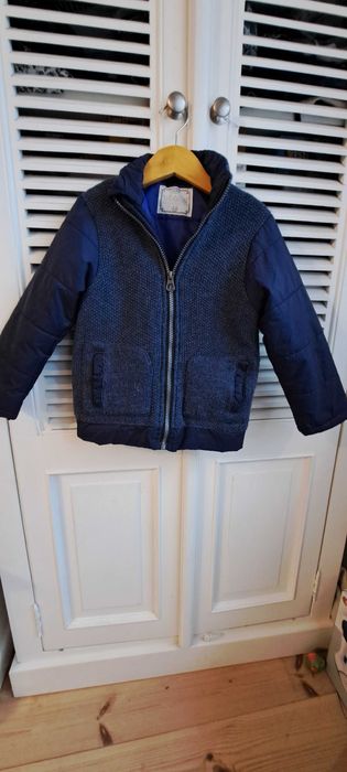 110 Zara elegancka i na codzień kurtka granat