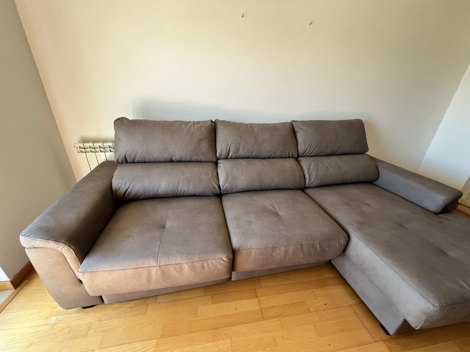 SOFA *NOVO Chaise longue NAHIA 4 lugares da conforama