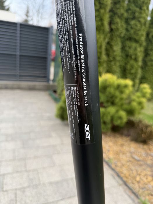 Hulajnoga Acer Predator Seria 5