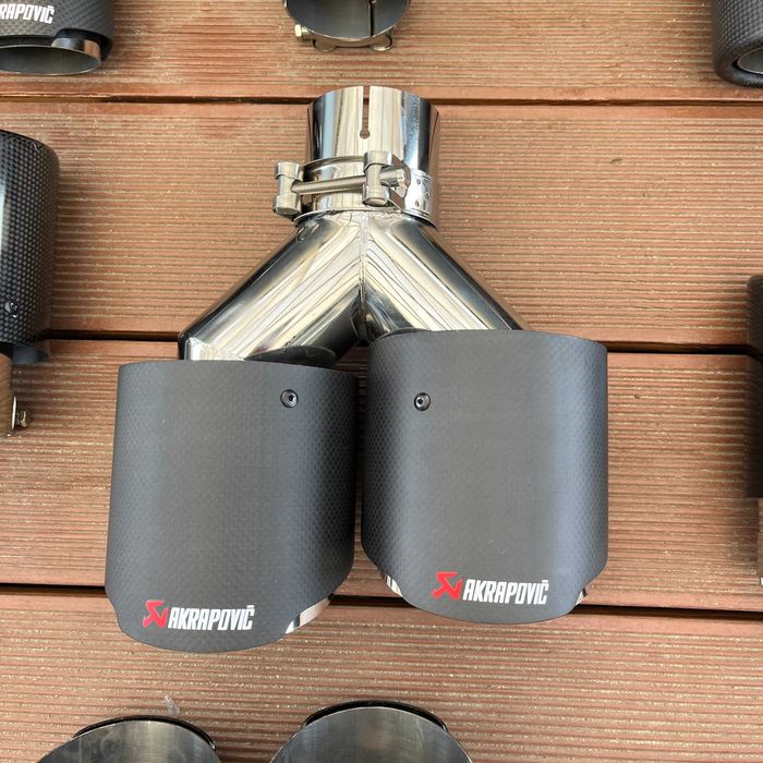 РОЗПРОДАЖ НОВІ насадки насадка глушника глушителя мат глянец akrapovic