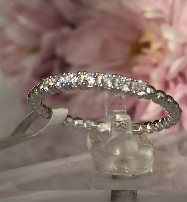 Срібна каблучка Thomas Sabo, цирконій, р. 56 / 17,5