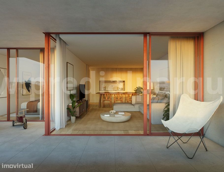 Apartamento T1 com terraço com 30 m2, Freixo
