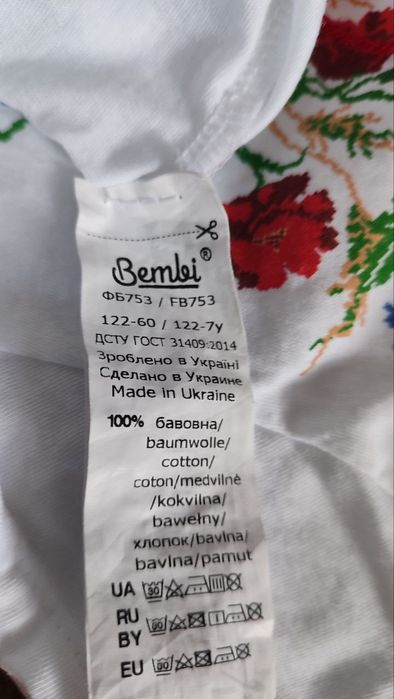 Вишиванка зі спідницею та обручем