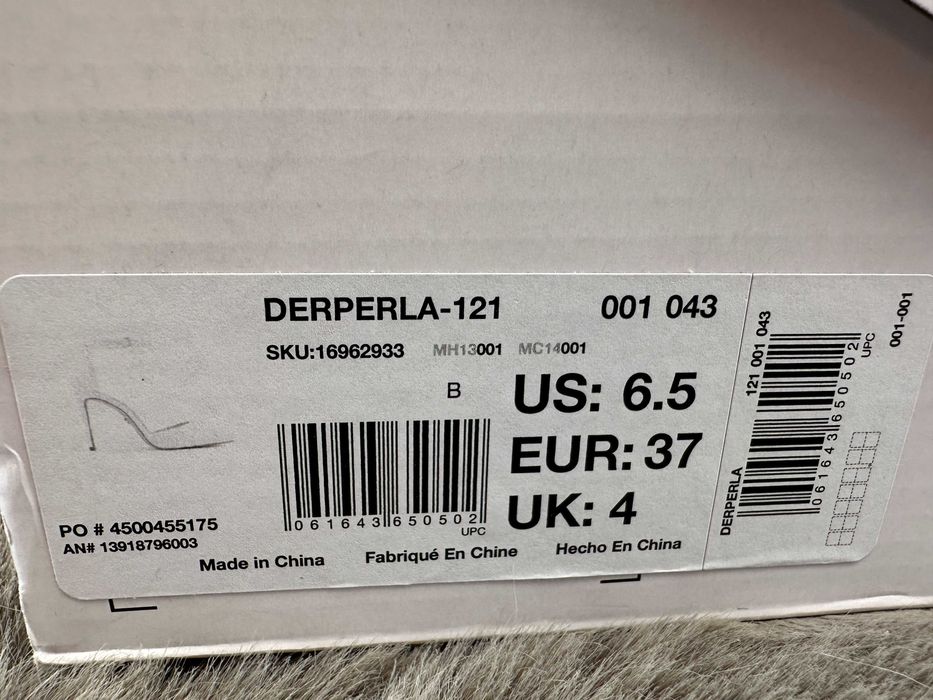 Buty damskie białe skórzane sandały czółenka Aldo Derperla 37