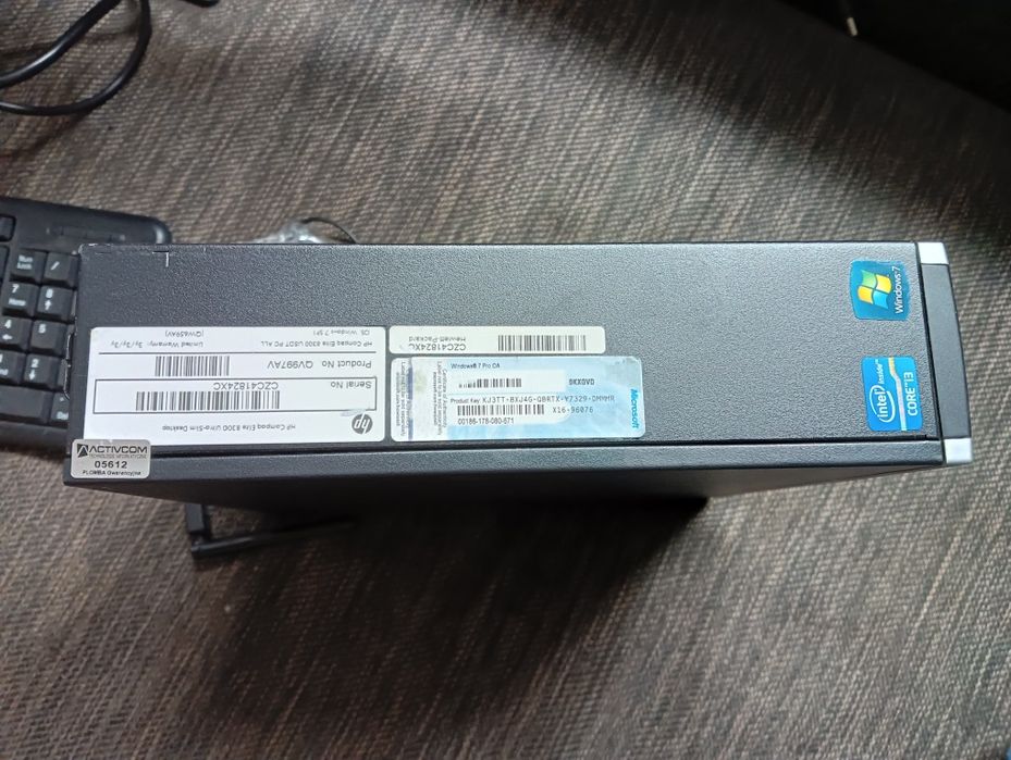 ZESTAW KOMPUTEROWY 8GB 320GB WIN10+WIFI+LCD24"+klawiatura+myszka