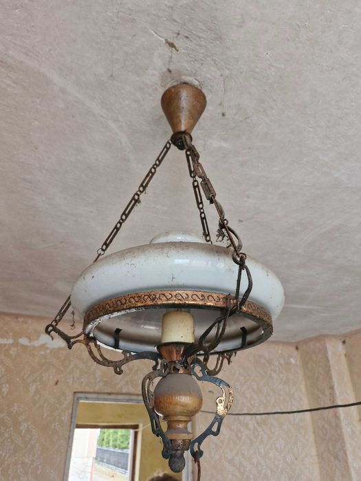 Lampa wisząca PRL odbior osobisty