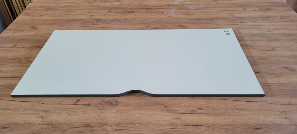 Blat pod biurko biały