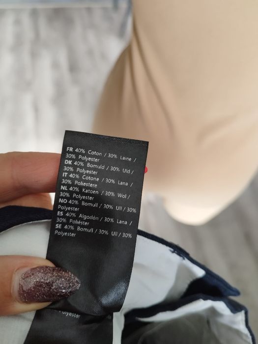 R.42 damskie chinosy samsoe wełna patrz zdjęcia