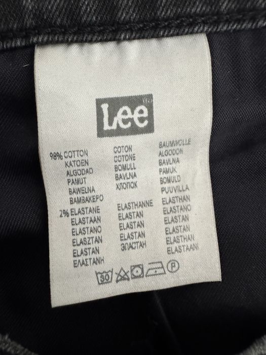 Calças de ganga pretas Lee Rider W30 L32