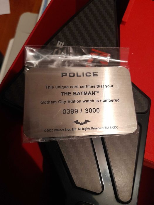Relógio Police x The Batman Edição Limitada (Gotham City Edition)