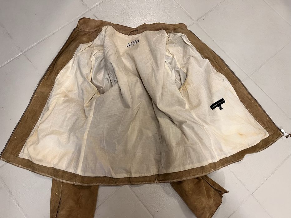 Kurtka damska zamszowa arma 44 xxl skorzana ruda camel