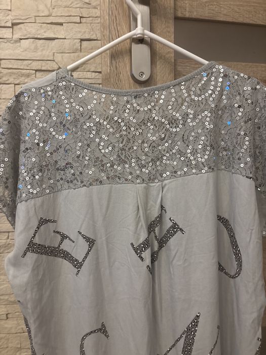 Wloska bluzka w cekiny l/xl