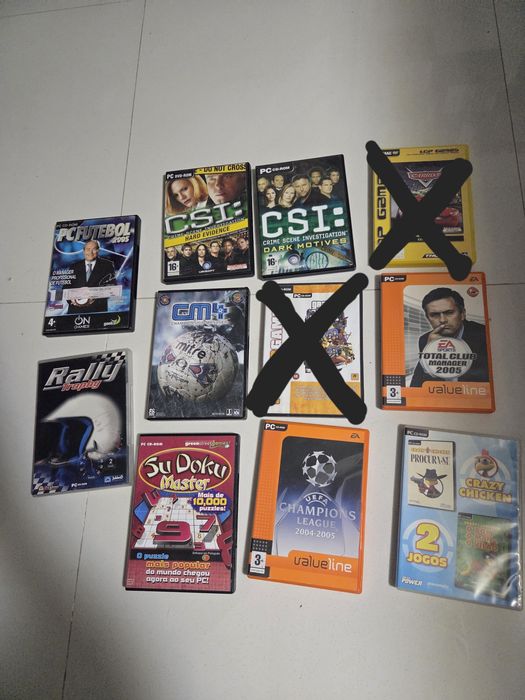 Vários jogos para PC