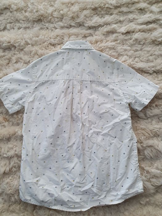 Koszula wizytowa krótki rękaw r. 122 IDEALNE!