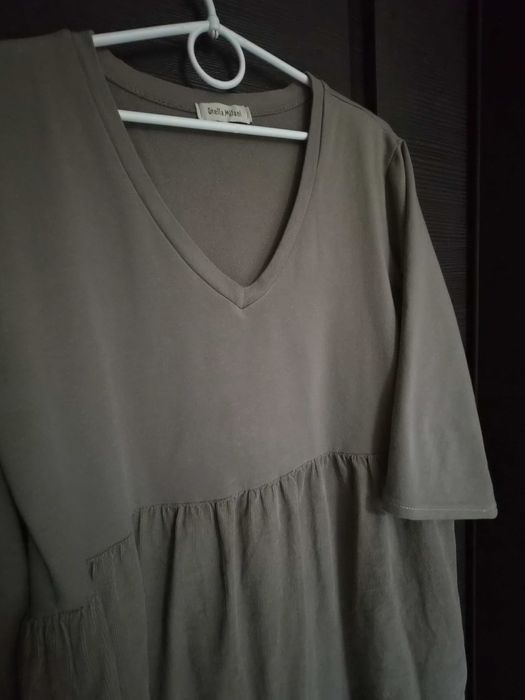 Stella Milani sukienka z łączonych materiałów