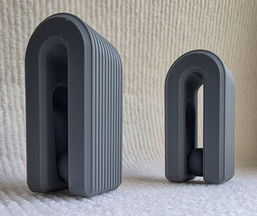 Гравітаційний тримач для рушників (3D-друк) — Стиль Japandi