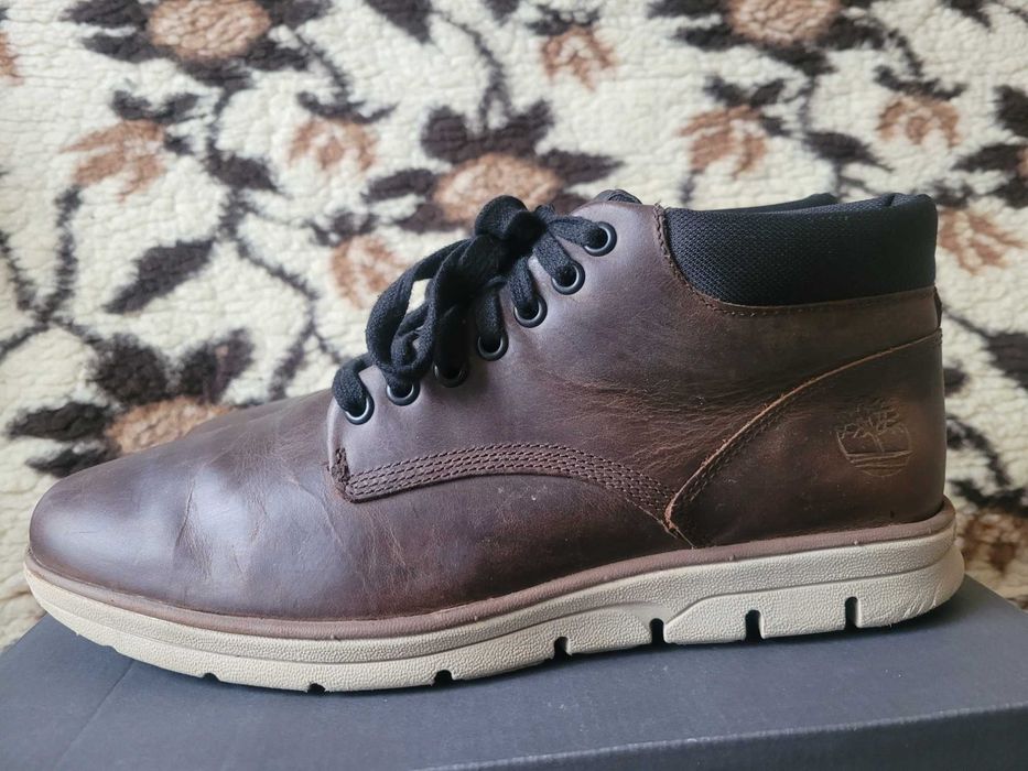 Mega skórzane buty za kostkę Timberland Bradstreet r.43,5